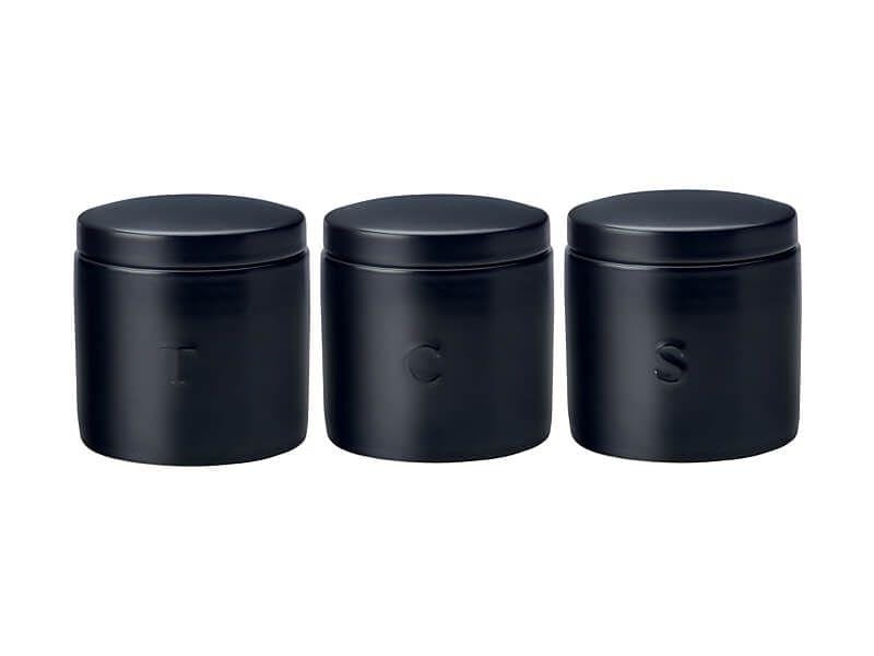 OJAM Online Shopping - Maxwell & Williams Canister 600ml Set of 3 Black