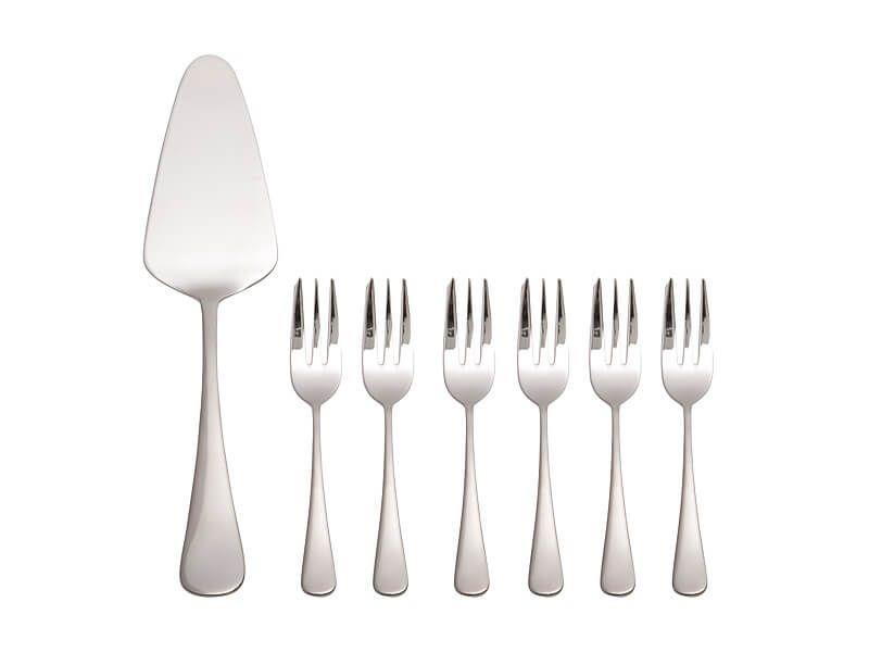 OJAM Online Shopping - Maxwell & Williams Madison Cake Server & Fork Set 7 Piece