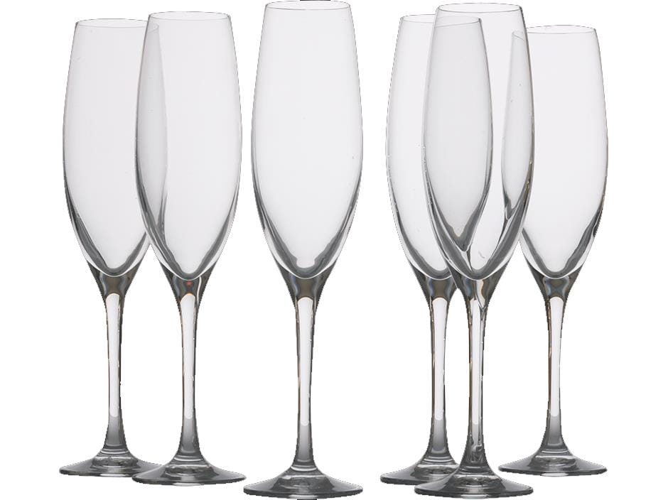 OJAM Online Shopping - Maxwell & Williams Mansion Champagne Flute 180ML Set of 6