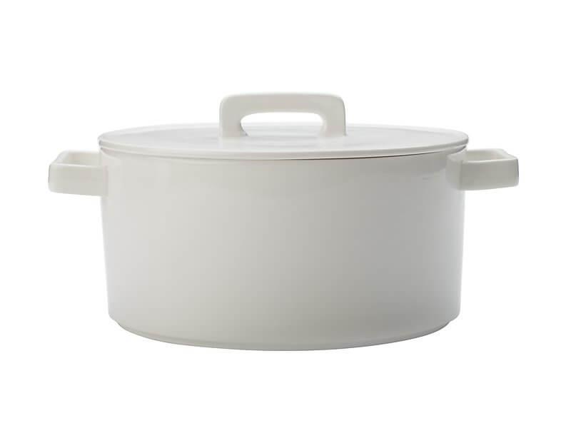 OJAM Online Shopping - Maxwell & Williams Round Casserole 2.6L White Gift Boxed