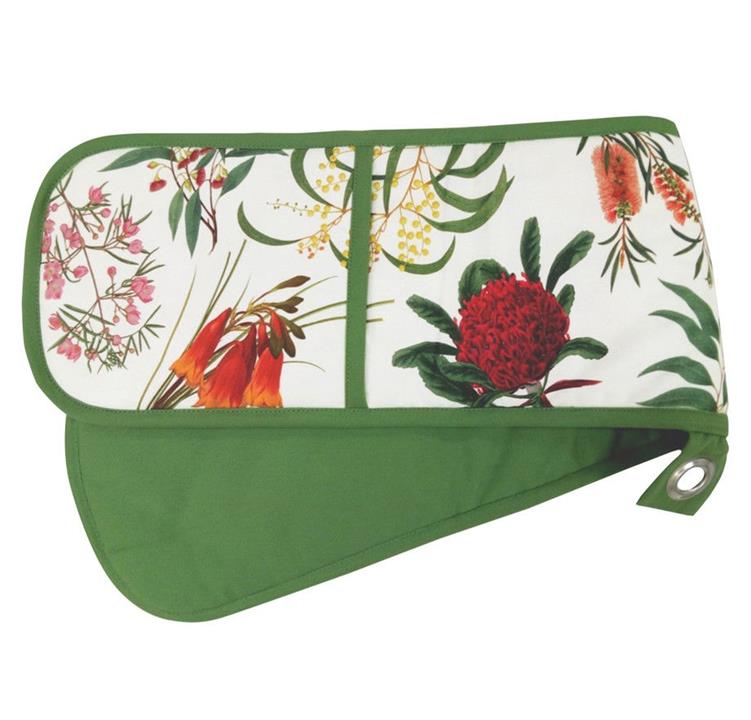 OJAM Online Shopping - Maxwell & Williams Royal Botanic Double Oven Glove Green