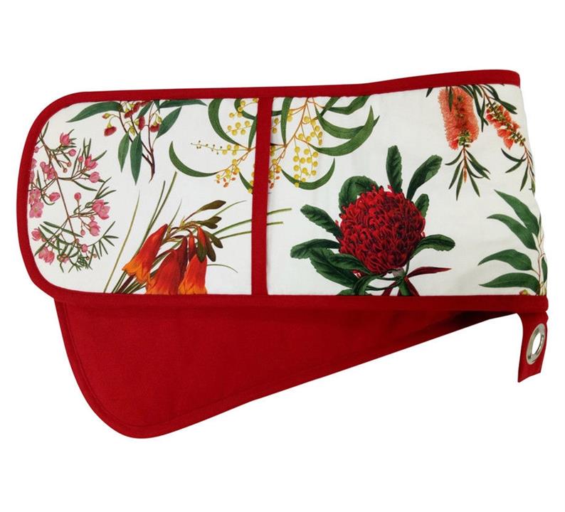 OJAM Online Shopping - Maxwell & Williams Royal Botanic Double Oven Glove Red