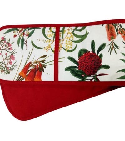 OJAM Online Shopping - Maxwell & Williams Royal Botanic Double Oven Glove Red