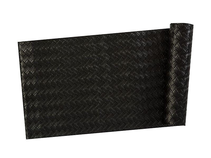 OJAM Online Shopping - Maxwell & Williams Table Accents Leather Look Runner 30x150cm Black Plait