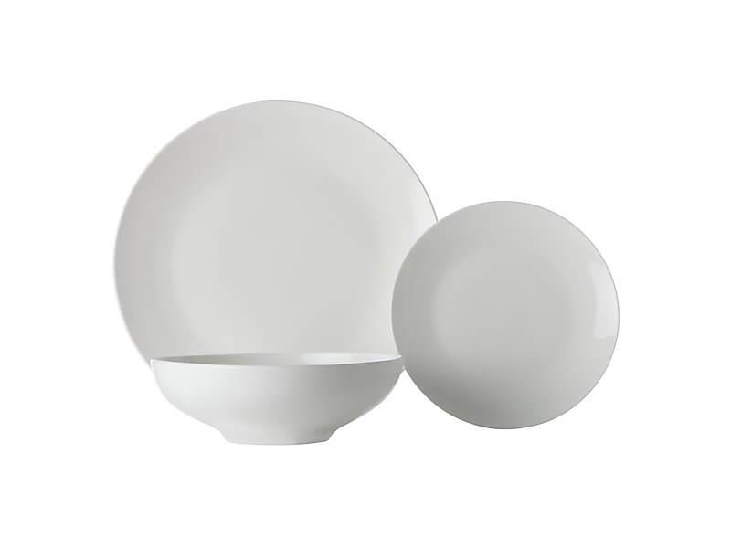 OJAM Online Shopping - Maxwell & Williams White Basics 12 pce  Coupe Dinner Set Tribeca