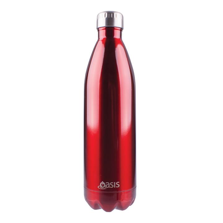OJAM Online Shopping - Oasis Stainless Steel Insulated Drink Bottle 1 Ltr Red