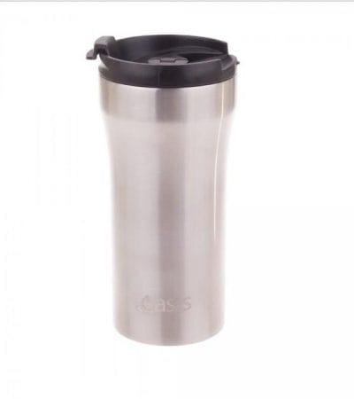 OJAM Online Shopping - Oasis Stainless Steel Vacuum Insulated Plunger Travel Cup 350ml Silver