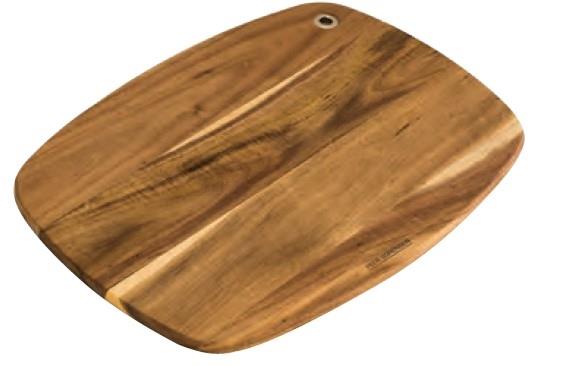 OJAM Online Shopping - Peer Sorensen Acacia Slim Line Curve Cutting Board 37 X 27 X 1.2cm
