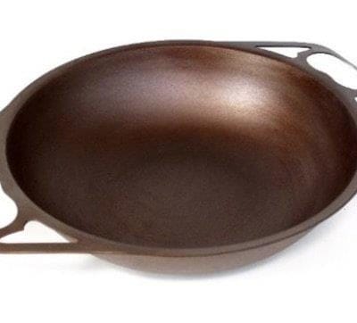 OJAM Online Shopping - SOLIDTEKNICS AUS-ION Satin 30cm Formed Iron Wok
