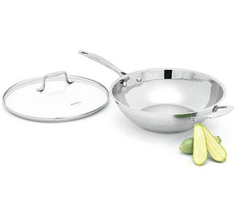 OJAM Online Shopping - Scanpan Impact 32cm Wok with glass Lid