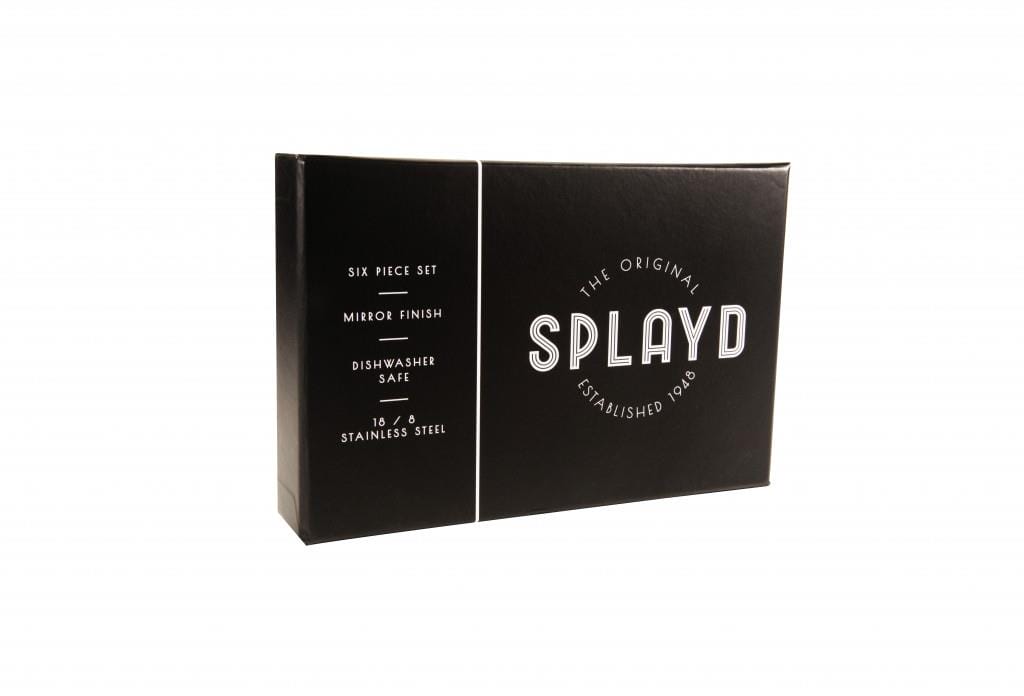OJAM Online Shopping - Splayd Black Label Stainless Steel Mirror Mini 6pc Set