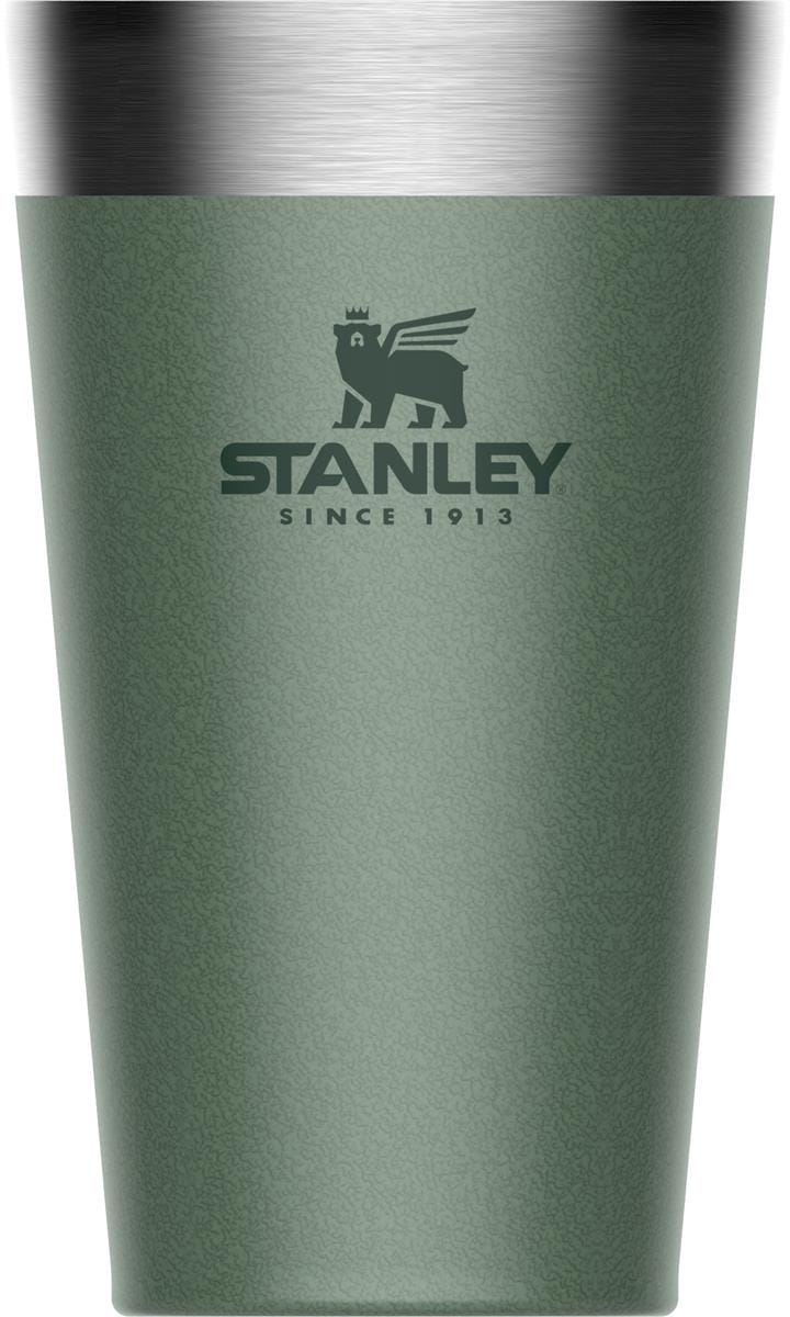 OJAM Online Shopping - Stanley Stacking Vacuum Pint Hammertone Green 16 Oz/ 0.47l
