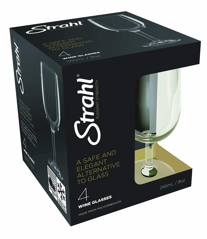 OJAM Online Shopping - Strahl Small Classic Wine Set of 4, 245ml