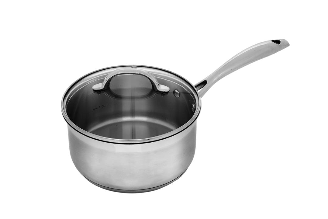 OJAM Online Shopping - Swiss Diamond Premium Steel 18cm x 8.5cm 2.0l Saucepan with lid