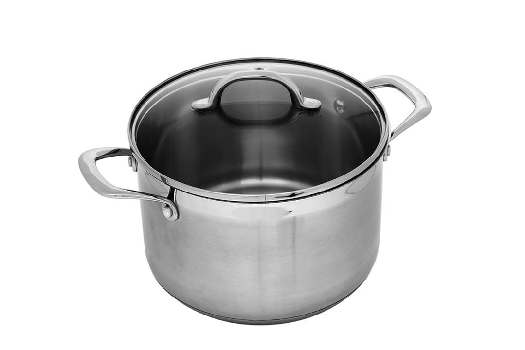 OJAM Online Shopping - Swiss Diamond Premium Steel 20cm x 13cm 4l Cooking Pot with lid