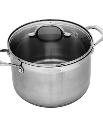 OJAM Online Shopping - Swiss Diamond Premium Steel 20cm x 13cm 4l Cooking Pot with lid