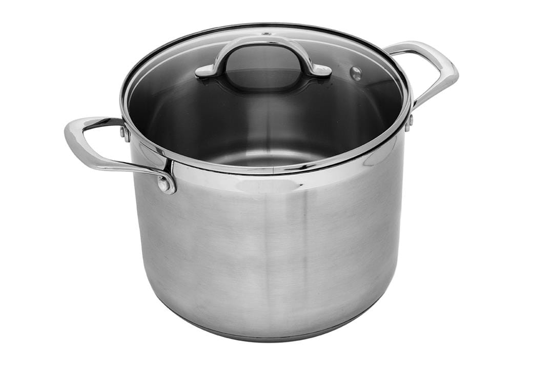 OJAM Online Shopping - Swiss Diamond Premium Steel 24cm x 17cm 7.5l Stock Pot with lid