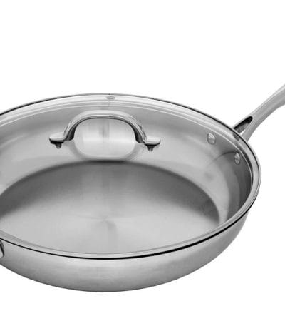 OJAM Online Shopping - Swiss Diamond Premium Steel 28cm x 5cm 4.0l Saute Pan with lid