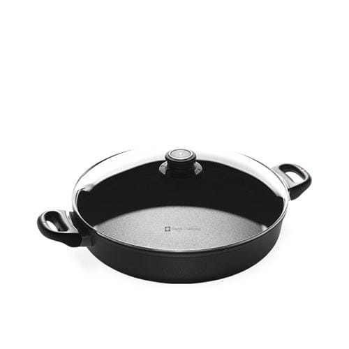 OJAM Online Shopping - Swiss Diamond XD 28cm x 6 cm Sauteuse Pan with glass lid 3.5 litre