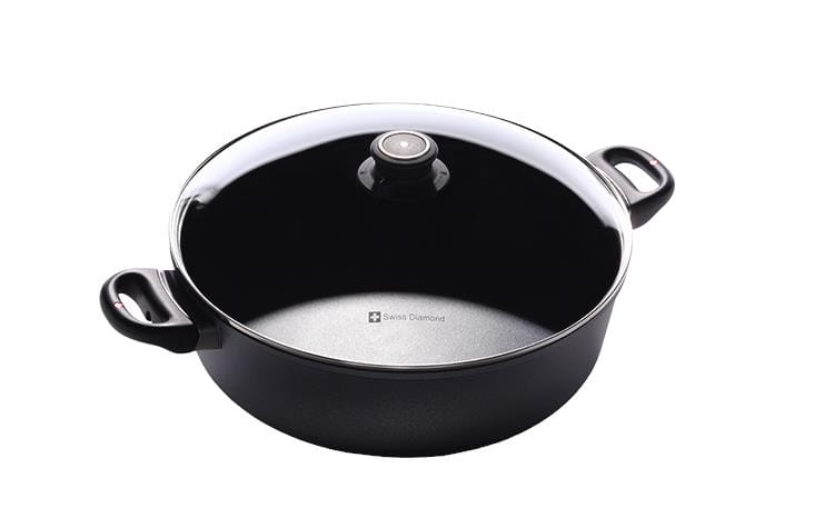 OJAM Online Shopping - Swiss Diamond XD 32cm X 10cm Braiser with Glass Vented Lid 6.8L