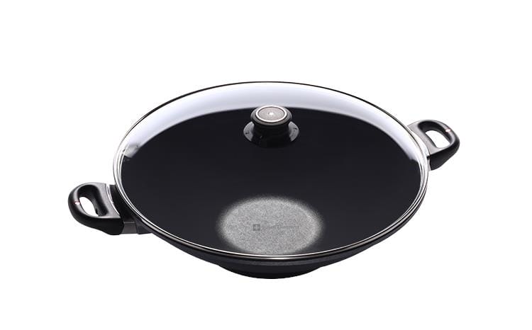 OJAM Online Shopping - Swiss Diamond XD 36CM X 9.5CM Induction Wok with Glass Vented Lid