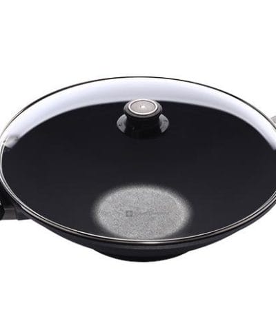 OJAM Online Shopping - Swiss Diamond XD 36CM X 9.5CM Induction Wok with Glass Vented Lid