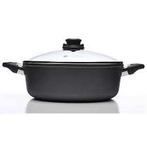 OJAM Online Shopping - Swiss Diamond XD Induction 32cm x 10 cm Induction Braiser with glass lid 6.8 litre