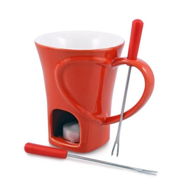 OJAM Online Shopping - Swissmar Sweetheart 4 Pcs Chocolate Fondue Mug Set