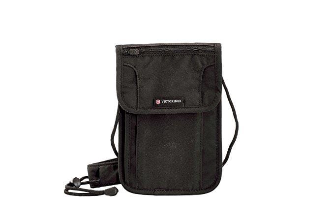 OJAM Online Shopping - Victorinox Deluxe Concealed Security Pouch RFID Protection - Black