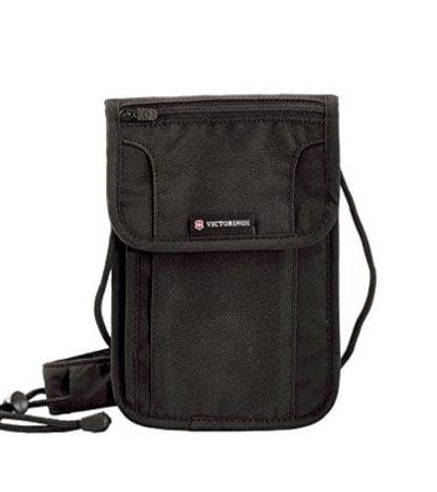 OJAM Online Shopping - Victorinox Deluxe Concealed Security Pouch RFID Protection - Black