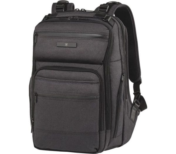 OJAM Online Shopping - Victorinox Rath - Slim Backpack 17” - Grey/Brown