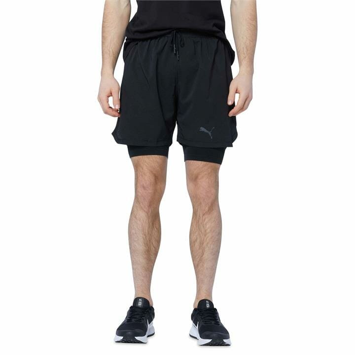 OJAM - Pivot - {@@=Ist.Core.Helpers.StringHelper.ToProperCase("Puma EVOKNIT+ 2-in-1 5" Training Shorts ")} Size S Mens
