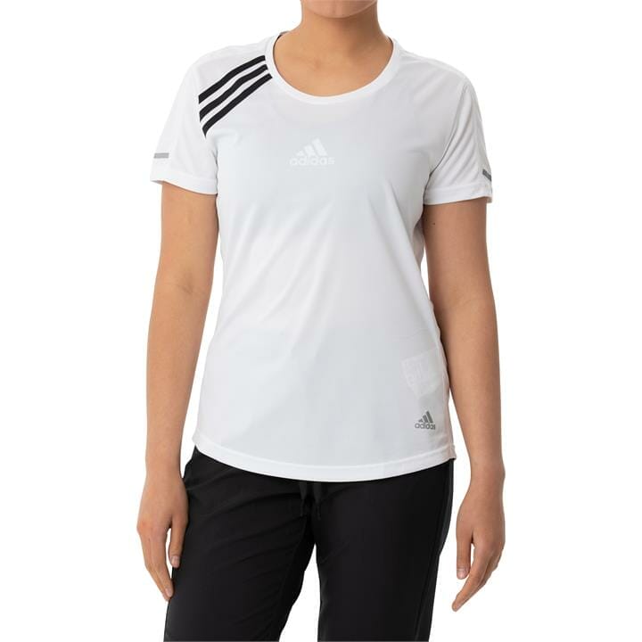 OJAM - Pivot - Adidas 3-Stripes Run Tee  Size XS Womens