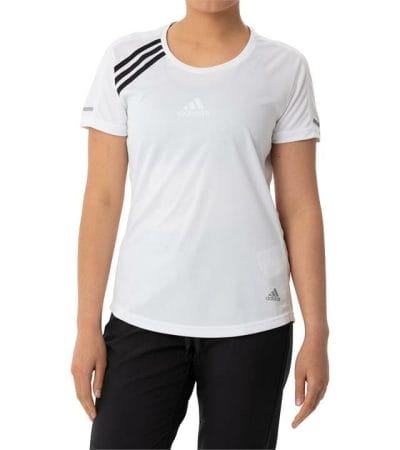 OJAM - Pivot - Adidas 3-Stripes Run Tee  Size XS Womens