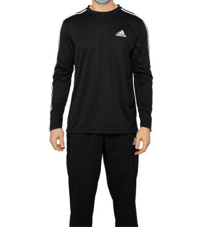 OJAM - Pivot - Adidas Aeroready Designed 2 Move 3-Stripes Tee Size XS Mens