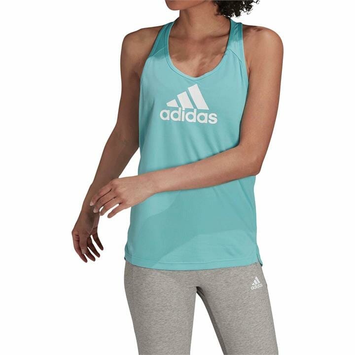 OJAM - Pivot - Adidas Aeroready Designed 2 Move Logo Sport Tank Top  Size XS Womens