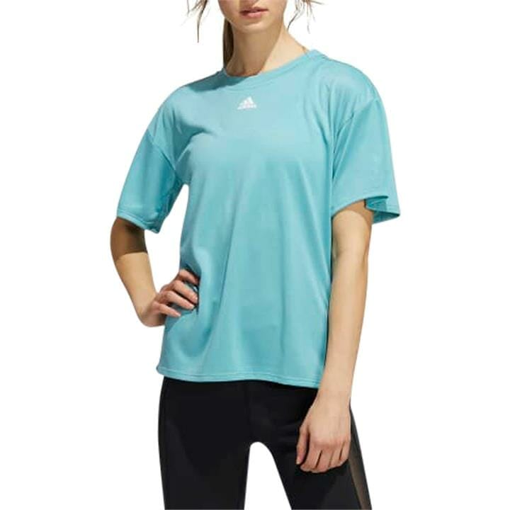 OJAM - Pivot - Adidas Aeroready Training 3-Stripes Tee  Size XS Womens