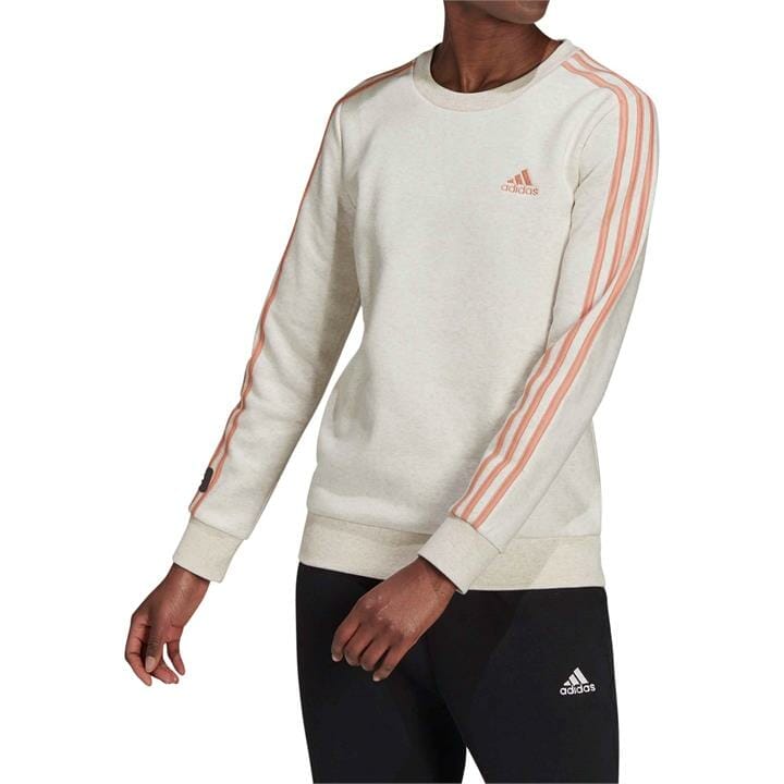 OJAM - Pivot - Adidas Essentials 3-Stripes Fleece Sweatshirt  Size XS Womens