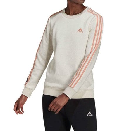 OJAM - Pivot - Adidas Essentials 3-Stripes Fleece Sweatshirt Size XS Womens