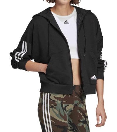 OJAM - Pivot - Adidas Essentials Cut 3-Stripes Full-Zip Hoodie  Size XS Womens