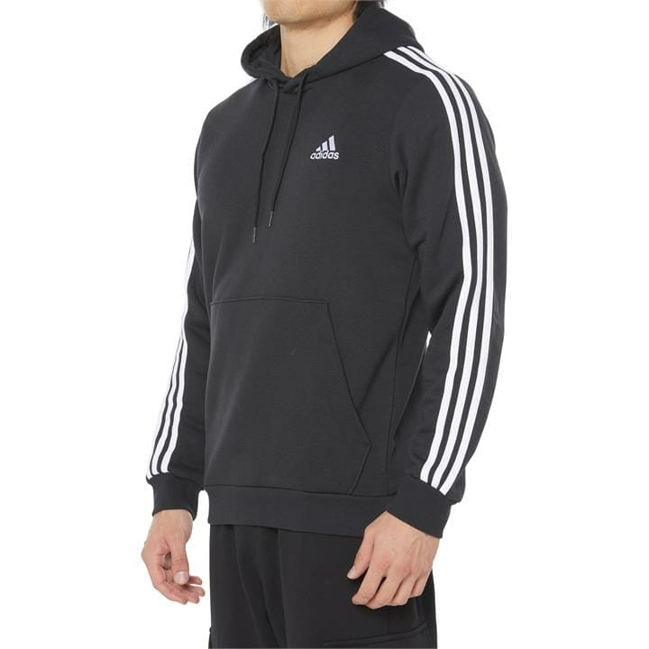 OJAM - Pivot - Adidas Essentials Fleece 3-Stripes Hoodie  Size XS Mens