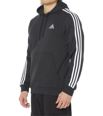 OJAM - Pivot - Adidas Essentials Fleece 3-Stripes Hoodie  Size XS Mens