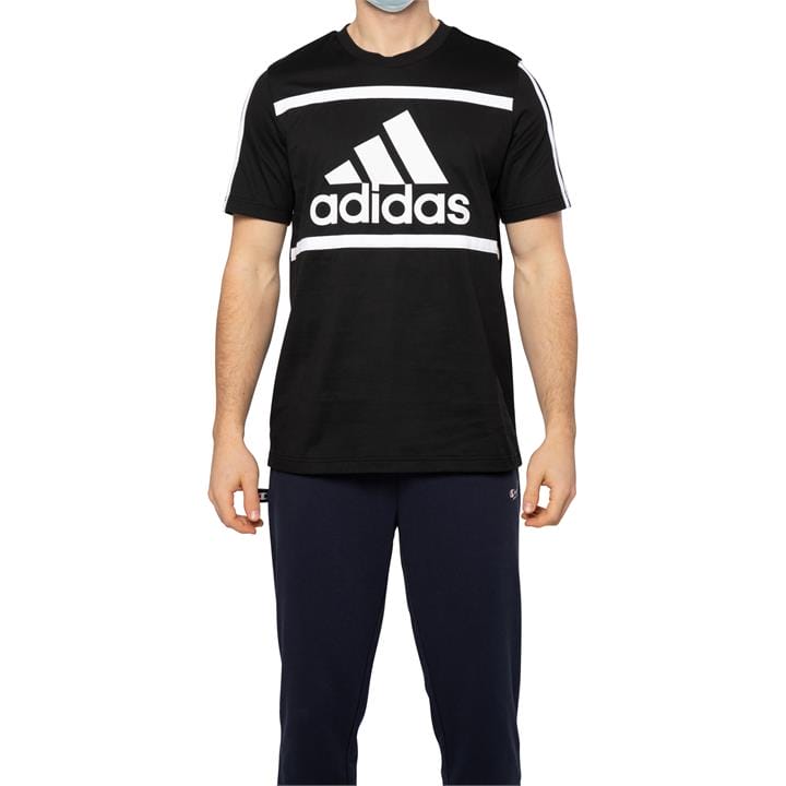OJAM - Pivot - Adidas Essentials Logo Colourblock Tee  Size XS Mens