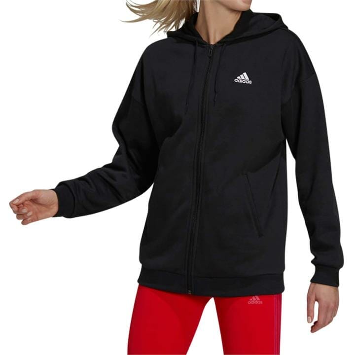 OJAM - Pivot - Adidas Essentials Small Logo Full-Zip Hoodie  Size XS Womens