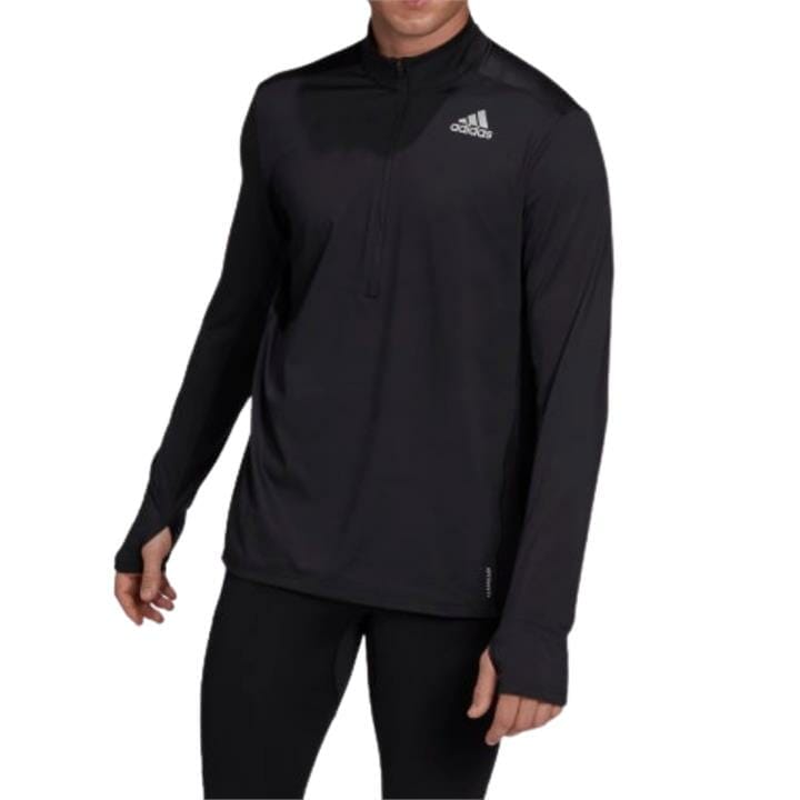 OJAM - Pivot - Adidas Own The Run 1/2 Zip Long Sleeve  Size S Mens