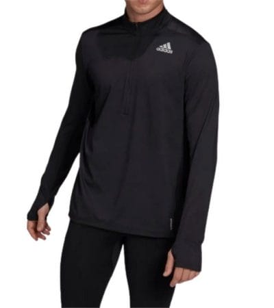 OJAM - Pivot - Adidas Own The Run 1/2 Zip Long Sleeve  Size S Mens