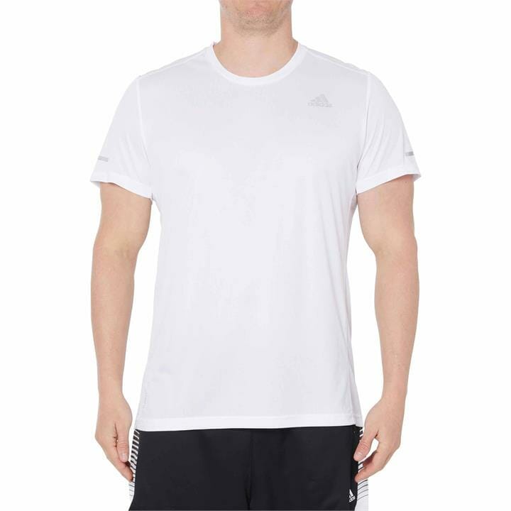 OJAM - Pivot - Adidas Run It Tee M White  Size XS Mens