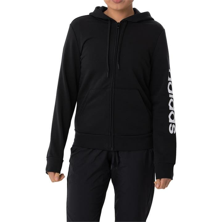 OJAM - Pivot - Adidas Women'S Linear Full-Zip Hoodie  Size XS Womens