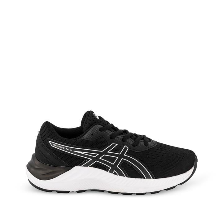 OJAM - Pivot - Asics Gel-Excite 8 Gs Black/White  Size 4 Unisex