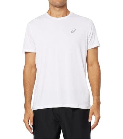 OJAM - Pivot - Asics Silver Short Sleeved Top Size S Mens